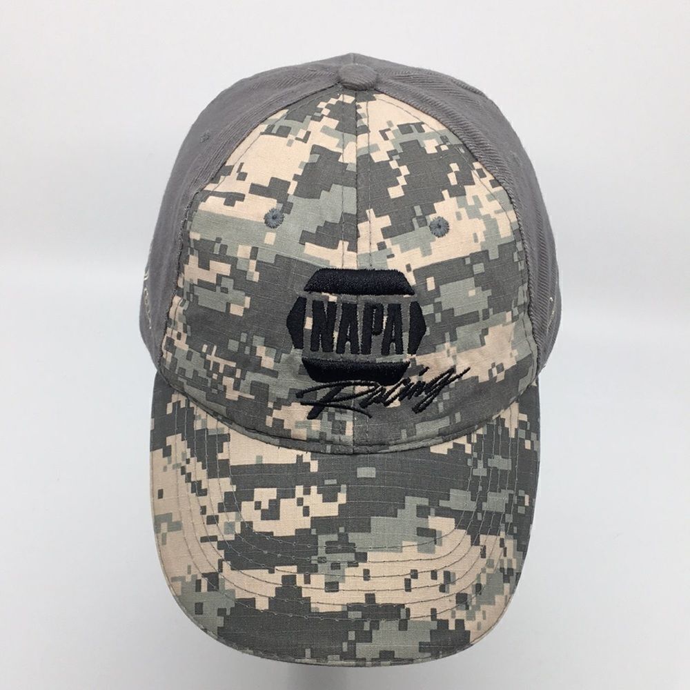 NAPA Racing Digital Camo Hat Baseball Cap with hook and loop backstrap - Picture 5 of 16